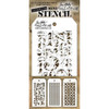 Tim Holtz Mini Layered Stencil Set 3/Pkg-Set #7 - MTS-7