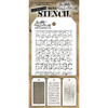 Tim Holtz Mini Layered Stencil Set 3/Pkg-Set #8 - MTS-8