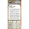 Tim Holtz Mini Layered Stencil Set 3/Pkg-Set #18 - MTS-18