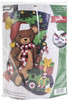 Bucilla Felt Stocking Applique Kit 18" Long-Teddy Bear 89231E - 046109892313