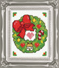 Design Works Counted Cross Stitch Kit 2"X3"-Wreath (18 Count) - DW593 - 021465005935
