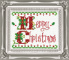 Design Works Counted Cross Stitch Kit 2"X3"-Merry Christmas (18 Count) - DW597 - 021465005973