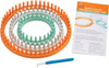 Authentic Knitting Board Chunky Round Loom 5/Pkg-Sizes 48, 36 & 24 Pegs - KB8150