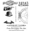 Tim Holtz Cling Stamps 7"X8.5"-Dapper CMS-267