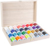 Coats Dual Duty XP Spool Collection W/Wood Box 32/Pkg- - 90032