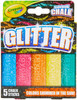 Crayola Special FX Glitter Sidewalk Chalk-5/Pkg 03-5804 - 071662035846