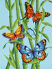 Paint Works Paint By Number Kit 9"X12"-Butterflies & Bamboo 91258
