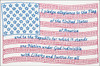 Jack Dempsey Stamped White Sampler 11"X14"-Pledge Of Allegiance - 181 490 Jack Dempsey Stamped White Sampler 11"X14"-Pledge Of Allegiance - 181 490