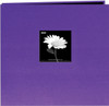 Pioneer Book Cloth Cover Post Bound Album 12"X12"-Grape Purple MB10CB-FS/GP - 023602617384