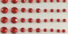 Eyelet Outlet Adhesive Jewels Multi-Size 100/Pkg-Red - EOB4-RED