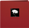 Pioneer Book Cloth Cover Post Bound Album 8"X8"-Burgundy MB88CB-FECBG - 023602619937