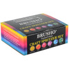 Brusho Crystal Colours Craft Spritzer Set 6/Pkg-Assorted Colors - BASS06