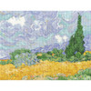 DMC Counted Cross Stitch Kit 11.5"X9"-Van Gogh's A Wheatfield (16 Count) BL106771