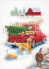 Dimensions Counted Cross Stitch Kit 10"X14"-Winter Ride (14 Count) - 8971