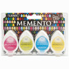 Memento Dew Drop Dye Ink Pads 4/Pkg-Beach Party - MD-100-12 - 712353240124