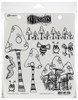 Dyan Reaveley's Dylusions Cling Stamp Collections 8.5"X7"-Toadstool Town - DYRC-63254 - 789541063254