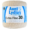 Aunt Lydia's Extra Fine Crochet Thread Size 30-Natural 180-226 - 073650767470