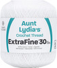 Aunt Lydia's Extra Fine Crochet Thread Size 30-White - 180-201