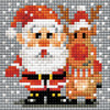 RIOLIS Diamond Mosaic Embroidery Kit 4"X4"-Santa Claus RAM0018