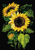 RIOLIS Diamond Mosaic Embroidery Kit 10.75"X15"-Sunflowers RAM0006