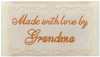 Blumenthal Iron-On Lovelabels 4/Pkg-Made With Love By Grandma 2500-2551