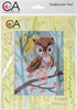Collection D'Art Stamped Needlepoint Kit 5.5"X7"-Owlet II CD3323K - 47442510136124744251013612
