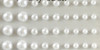 Eyelet Outlet Adhesive Pearls Multi-Size 100/Pkg-White - EOB3-WHT