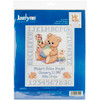 Janlynn Stamped Birth Sampler Cross Stitch Kit 11"X14"-Bear - 135-0004 - 049489135049