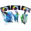 Touch Of Nature Feather Picks 6" To 7" 2/Pkg-Assorted Blue, Green & Purple Guinea MD38845 - 684653388458