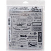Tim Holtz Cling Stamps 7"X8.5"-Correspondence - CMS-LG-225 - 748252600950
