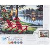 Paint Works Paint By Number Kit 20"X14"-Adirondack Evening 91357 - 088677913571