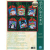 Dimensions Counted Cross Stitch Ornament Kit Set of 6-Christmas Pals Ornaments (6 count) 70-08842 - 088677088422