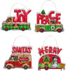 Dimensions Plastic Canvas Ornament Kit 5"X4" Set Of 4-Holiday Trucks (14 Count) 70-08974