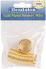 Beadalon Memory Wire Ring .62mm .5oz-Gold-Plated 99 Coils 347A-010 - 035926074781