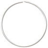 Beadalon Ear Wire Beading Hoops Medium 25mm 14/Pkg-Silver-Plated & Nickel-Free 308B-104