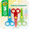 Crayola My First Safety Scissors-3/Pkg 81-1458 - 071662114589