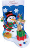 Design Works Felt Stocking Applique Kit 18" Long-Busy Bunny DW5259