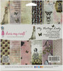 Dress My Craft Single-Sided Paper Pad 6"X6" 24/Pkg-My Vintage Lady, 12 Designs/2 Each DMCP2366 - 194186001316