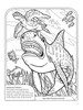 Sharks Coloring Book 3D-Softcover - B6484266