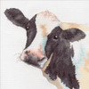 Dimensions Counted Cross Stitch Kit 12"X12"-Sweet Cow (14 Count) 70-35386