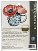 Dimensions Mini Needlepoint Kit 5"X5"-Floral Teacup Stitched In Thread 71-07247 - 088677072476
