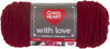 Red Heart With Love Yarn-Berry Red E400-1914 - 073650817649