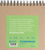 Stonehenge Spiral Paper Pad 7"X7" 32 Sheets/Pkg-White 90lb - SSP7X7 - 645248434424