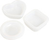American Crafts Color Pour Resin Mold 3/Pkg-Catch All Dish - Square, Circle & Heart - 356726