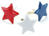 Creative Impressions Painted Metal Paper Fasteners 50/Pkg-Stars Red, White & Blue CI90295