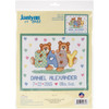 Janlynn Counted Cross Stitch Kit 14"X11"-Teddy Bear Sampler (14 Count) - 21-1785 - 049489008343