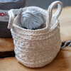 Hoooked Revisto Basket Kit W/Zpagetti Yarn-Off White - PAK024-28 Hoooked Revisto Basket Kit W/Zpagetti Yarn-Off White - PAK024-28