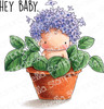 Stamping Bella Cling Stamps-Hydrangea Baby EB771