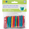 Krafty Kids Mini Craft Sticks-Colored 2.125" 150/Pkg CW497 - 775749139044