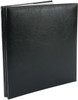 Pioneer Leatherette Post Bound Album 8.5"X11"-Black - MB811-60667